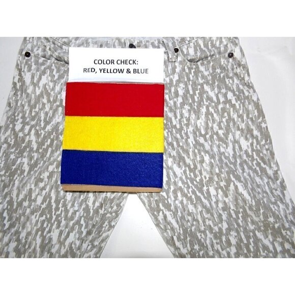 LUCKY BRAND Sophia Capri tan, beige & gray camo pattern woman's ankle jeans 6/28 - Picture 5 of 6